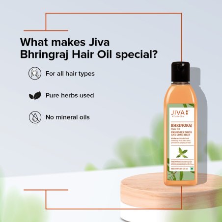 Kas daro Jiva Ayurveda Bhringraj aliejų ypatingą - augimą skatinanti priežiūra