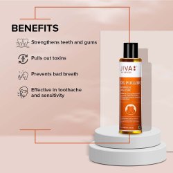 Oil Pulling burnos skalavimo aliejus valo toksinus 200ml