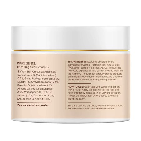 natūralus veido kremas su šafranu