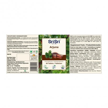 Arjuna – kraujotakai, spaudimui ir širdies balansui