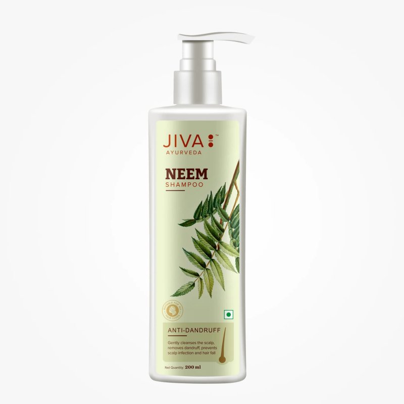 Neem šampūns pret blaugznām Jiva Ayurveda 200ml
