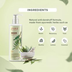 Neem šampūns pret blaugznām Jiva Ayurveda 200ml